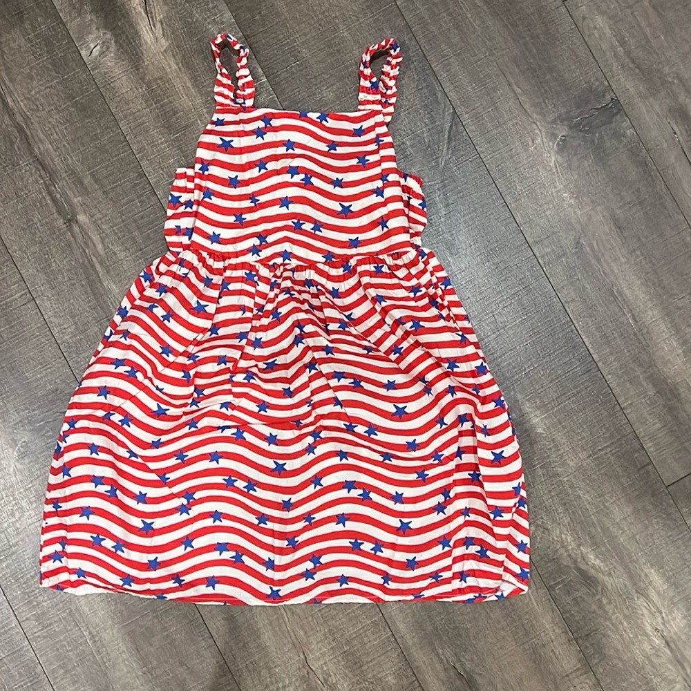 Red white and blue dress